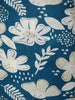 Teal Blue Floral Printed and Mirror Embroidered Design Cotton Straight Cut Salwar Suit with Matching Dupatta