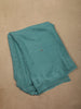Teal Blue Floral Sequins and Thread Embroidered Design Tussar Silk Unstitched Salwar Material with Dupatta