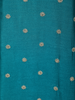 Teal Blue Floral Zari Embroidered Design Tussar Silk Salwar Suit with Dupatta