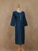 Teal Blue Sequins Design Georgette Kurti - Diadem