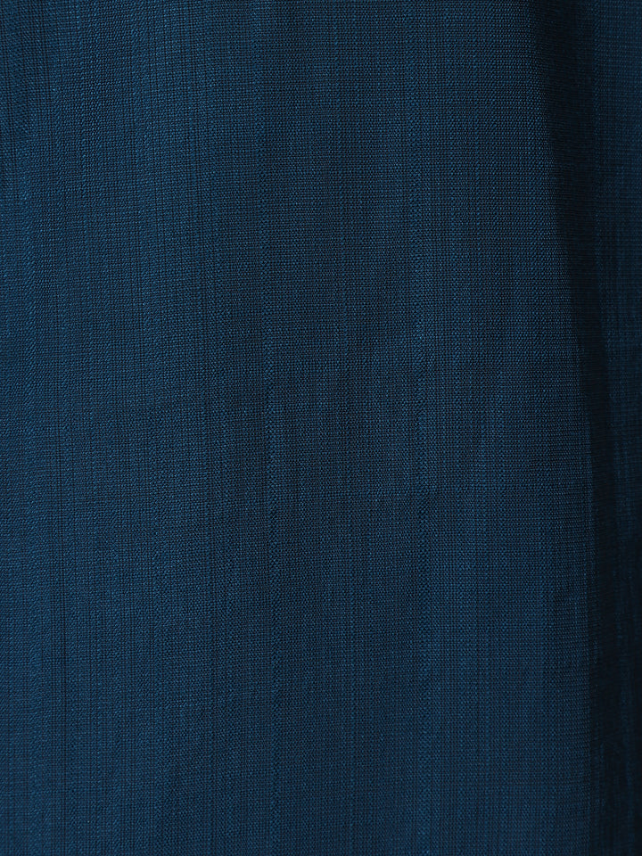 Teal Blue Sequins Design Georgette Kurti - Diadem
