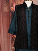 Teal Blue Silk Kurta Set with Embroidered Jacket for Boys