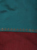 Teal Blue Solid Design Soft Silk Fancy Wear Saree