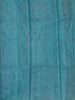 Teal Blue Striped Design Pure Tissue Silk Saree