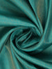 Teal Blue Stripes Zari Design Silk Saree