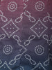 Teal Blue and Dusty Rose Pink Ombre Floral Printed Design Cotton Anarkali Salwar Suit with Dupatta