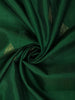 Teal Deep Emerald Green Floral Butta Woven Design Pure Kanchipuram Silk Saree with Zari Border