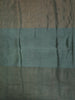 Teal Green Abstract Design Organza Saree