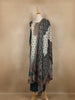 Teal Green And Cream Floral Printed Cotton Salwar Suit with Dupatta