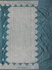 Teal Green Floral Butta Zari Woven Design Pure Banarasi Silk Saree