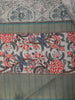 Teal Green Floral Printed Design Semi Tussar Saree