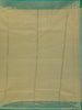 Teal Green Floral Printed Georgette Saree - Diadem