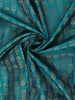 Teal Green Floral Woven Design Pure Kanchipuram Silk Saree with Contrast Pink Zari Border