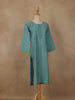 Teal Green Sequins Design Georgette Kurti - Diadem