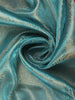Teal Green Zari Woven Design Tissue Silk Saree with Designer Border
