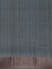 Teal Blue Floral Designed Chanderi Cotton Saree - Diadem