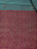 Teal Green Maroon Zari Woven Silk Saree - Diadem
