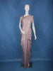 Thistle Purple Floral Woven Semi Tussar Saree