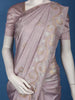 Thistle Purple Floral Woven Semi Tussar Saree