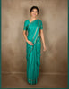 Tropical Aqua Teal Blue Butta Zari Woven Design Banarasi Saree