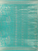 Turquoise Green Banarasi Saree with Floral Design And Designer Border