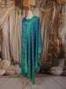 Turquoise Blue Bandhani Inspired Printed Design Crepe Straight Cut Salwar Suit with Dupatta