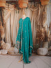 Turquoise Blue Floral Butta Sequins and Zari Embroidered Design Georgette Anarkali Salwar Suit with Matching Dupatta