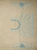 Turquoise Blue Geometric Sequins Embroidered Design Net Designer Saree with Floral Border