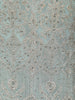 Turquoise Green Sequins Embroidered Georgette Palazzo Suit