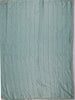 Turquoise Blue Vertical Striped Beads Embroidered Design Pure Tissue Silk Party Wear Saree with Designer Border