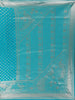 Turquoise Blue Zari Butta Design Banarasi Silk Saree with Silver Zari Woven Border