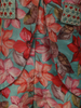 Turquoise Green Floral Printed Design Crepe Suit for Women