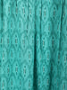 Turquoise Green with Ikat-Inspired Print Rayon Kurti - Diadem