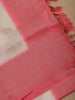 Peach Floral Designed Fancy Silk Saree - Diadem