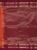 Vermilion Orange Butta Zari Woven Design Pure Kanchipuram Silk Saree with Contrast Zari Border