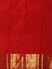 Vermilion Red Floral Butta Zari Woven Design Pure Kanchipuram Silk Saree with Matching Zari Border