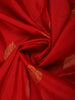 Vermilion Red Floral Butta Zari Woven Design Pure Kanchipuram Silk Saree with Matching Zari Border