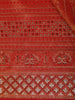 Vermilion Red Floral Zari Woven and Stone Embellished Design Pure Banarasi Silk Fancy Saree with Designer Border