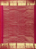 Vermillion Red Mini Checked  Zari Woven Design Pure Kanchipuram Silk Saree with Contrast Zari Border