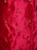 Vibrant Rani Pink Floral Zari Embroidered Design Velvet Palazzo Suit with Contrast Dupatta
