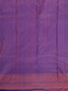 Vibrant Rani Pink Geometric Zari Woven Design Pure Kanchipuram Silk Saree with Contrast Zari Border