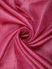 Vibrant Rani Pink Striped Woven Design Pure Tussar Saree with Floral Border