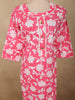 Vibrant Rose Pink Floral Printed Design Cotton Straight Cut Salwar Suit with Dupatta
