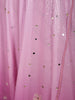 Vinbrant Rose Pink Floral Sequins and Beads Embroidered Design Sequins Bridesmaid Lehenga with Dupatta