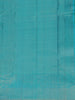 Violet Floral Checks Woven Pure Kanchipuram Silk Saree