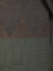 Walnut Brown Solid Design Woven Silk Saree - Diadem