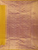Warm Mustard Yellow Butta Woven Design Pure Kanchipuram Silk Saree with Contrast  Zari Border