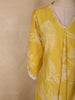 Warm Mustard Yellow Floral Printed Design Cotton Co-ord Set