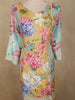 Warm Mustard Yellow Floral Printed Design Synthetic Palazzo Suit