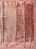 Warm Rose Copper Geometric Zari Woven Design Tissue Designer Saree with Sequins Border